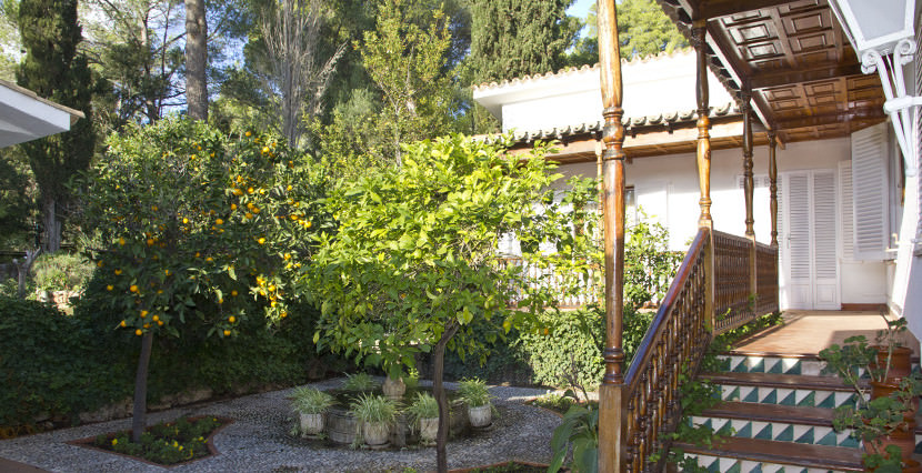 unique villas mallorca beautiful villa for sale in Son Vida patio