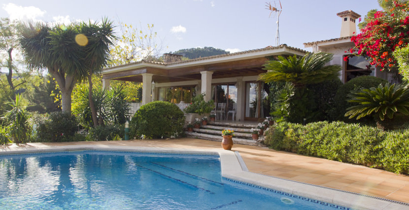 unique villas mallorca beautiful villa for sale in Son Vida swimming pool