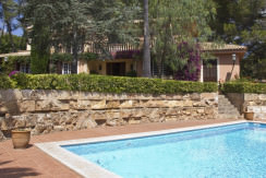 unique villas mallorca lovely villa to be reformed for sale in Son Vida swimming pool area
