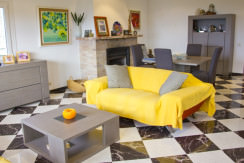 unique villas mallorca house with seaviews for sale in La Bonanova living room