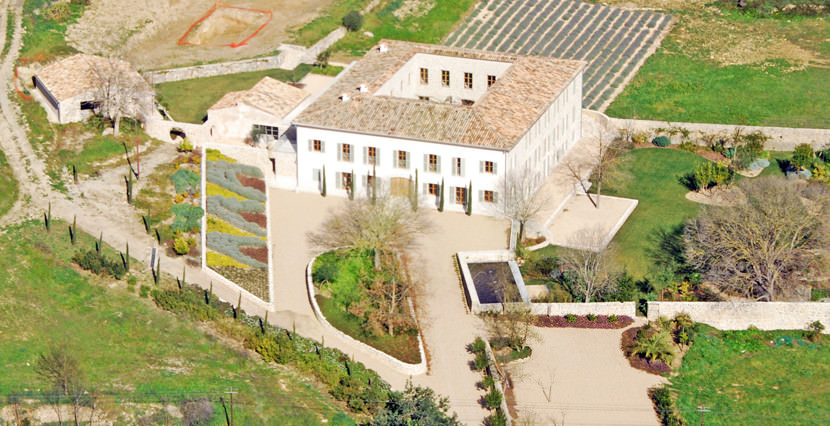 unique villas mallorca impressive manor estate for sale in Puigpunyent skyview