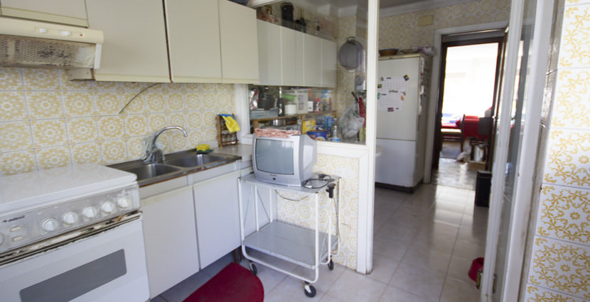 uniquevillasmallorca flat for sale in El Terreno living kitchen