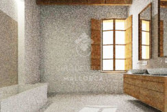 uniquevillasmallorca modernly reformed flat for sale in old town palma bathroom render l